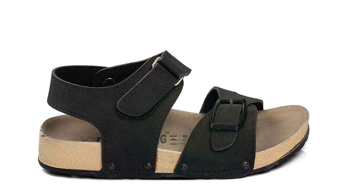 Toptan Sandalet Ayakkabı POLİSAPS 03 F.   31-35   SİYAH Dumanlar