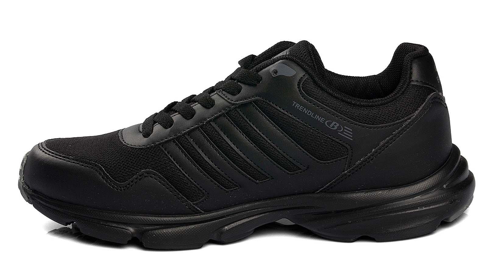 Toptan SPOR Ayakkabı Toptan BESTOF BO 054 M CİLT   40-44   SİYAH SİYAH - Dumanlar Ayakkabı Dumanlar