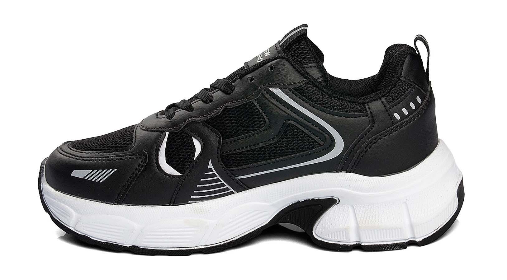 Toptan Spor Ayakkabı Toptan LAMBIRLENT LB 7450 Z 01   36-40   SİYAH BEYAZ satın al - Dumanlar Ayakkabı Dumanlar
