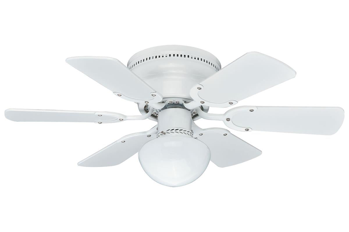 Revolutions - Piccolo Beyaz - 76 Cm. Aydınlatmalı Tavan VantilatörüHunterFan