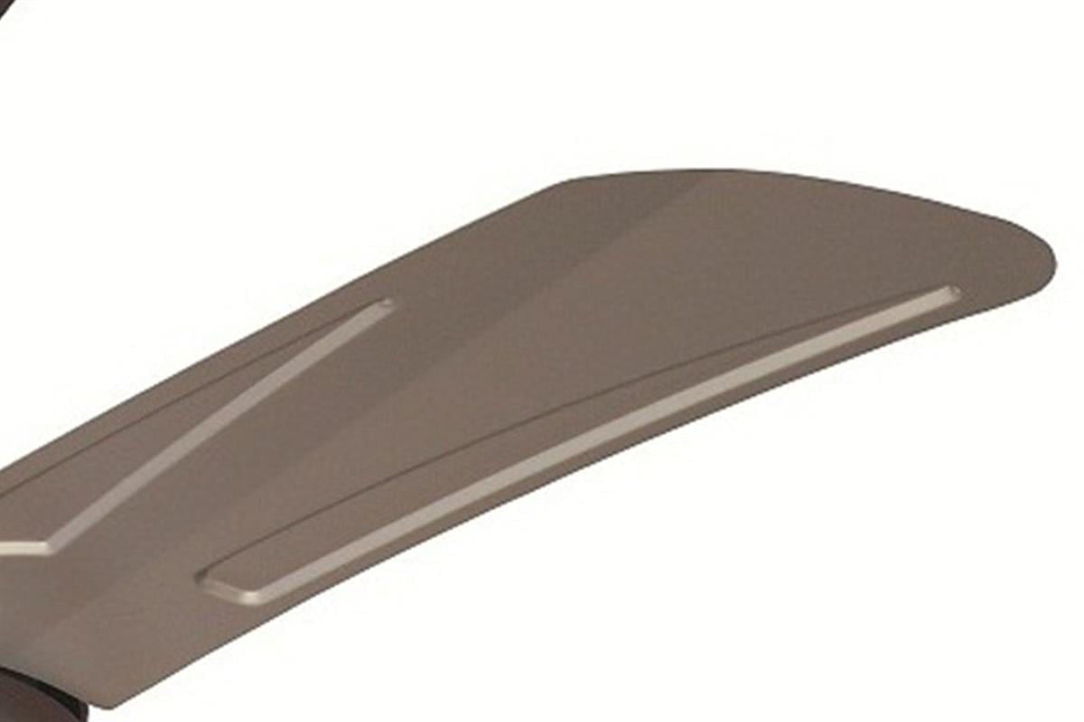 Osprey Mat Gümüş - 122 Cm. Metal Kanatlı Tavan Vantilatörü - En Az 3 Mt. Tavanlar ve Geniş Alanlar İçinHunterFan