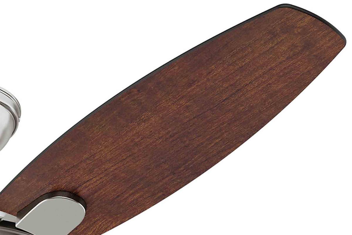 Contempo Fırçalanmış Nikel - 132 Cm. Aydınlatmalı Tavan VantilatörüHunterFan