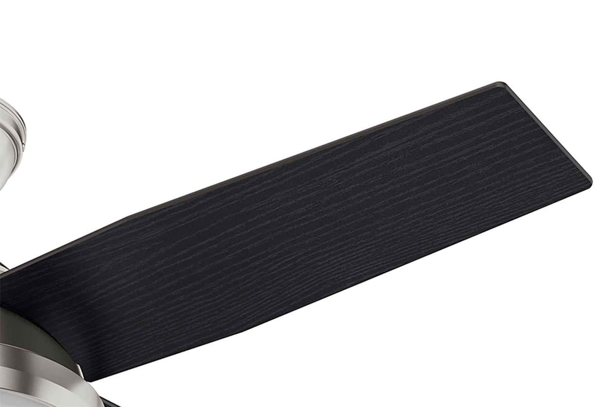 Dante Fırçalanmış Nikel - 112 Cm. Aydınlatmalı Tavan VantilatörüHunterFan