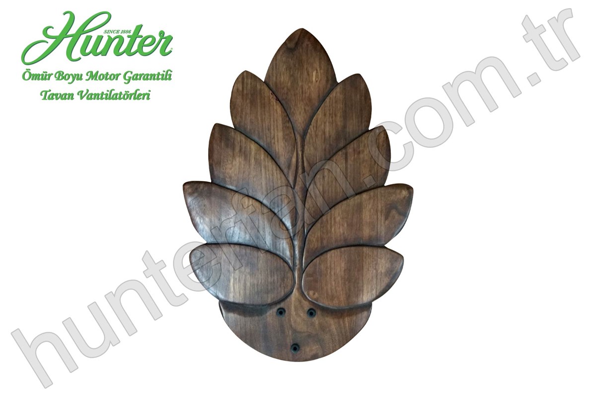 Kohala Bay Antik Kalay - 132 Cm. Ahşap Kanatlı Tavan VantilatörüHunterFan