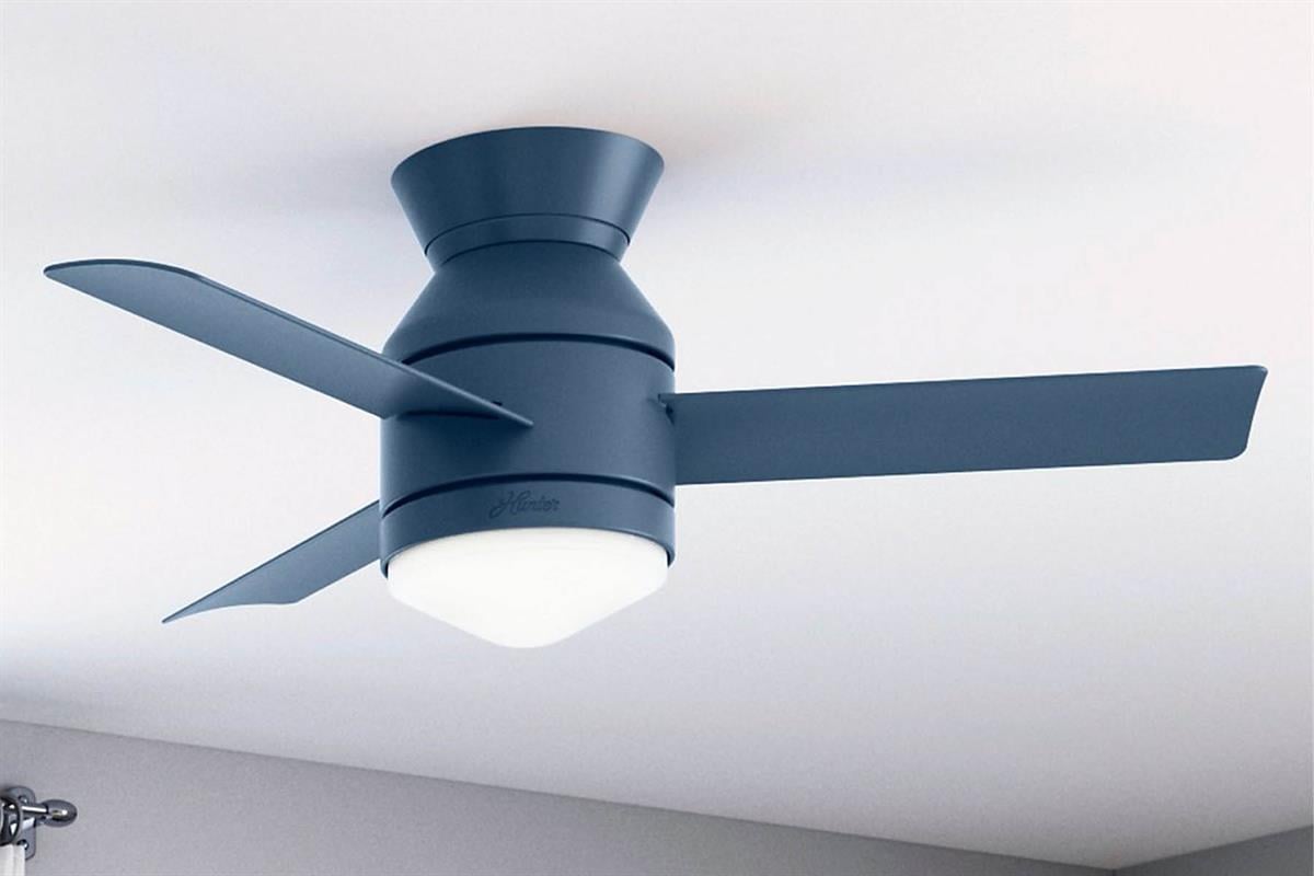 Dublin İndigo Mavisi - 112 Cm. Aydınlatmalı Tavan VantilatörüHunterFan