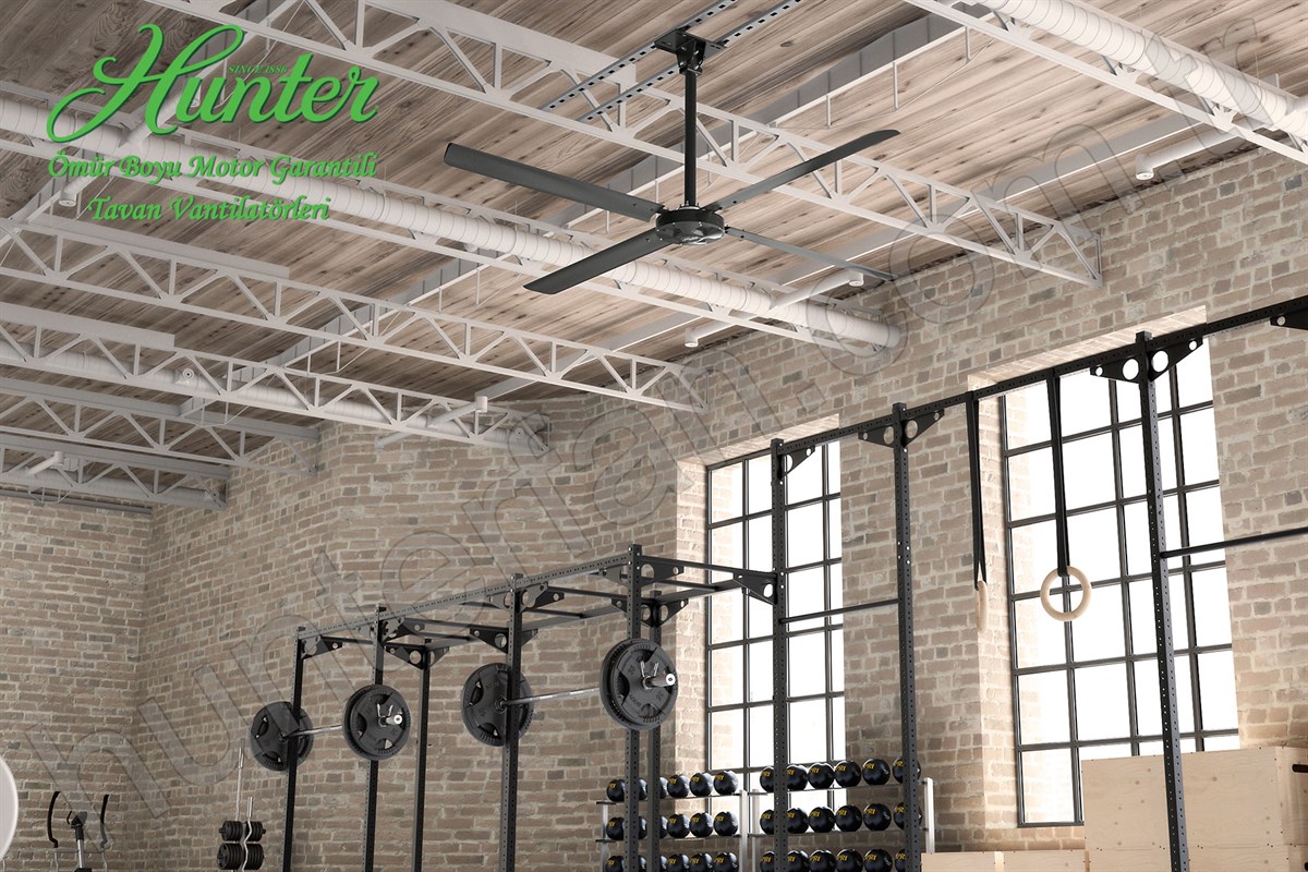 XP - 213 Cm. Çapında Endüstriyel Geniş Alan Tavan VantilatörüHunterFan