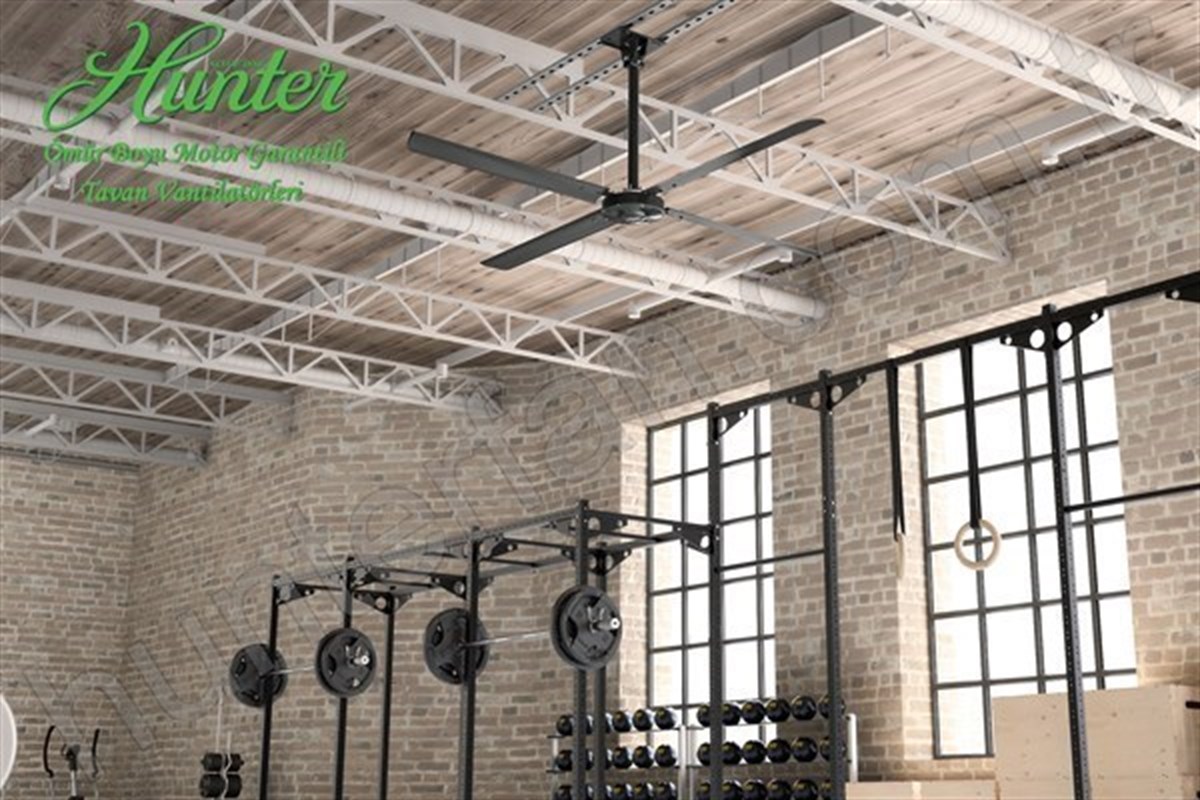 XP - 213 Cm. Çapında Endüstriyel Geniş Alan Tavan VantilatörüHunterFan