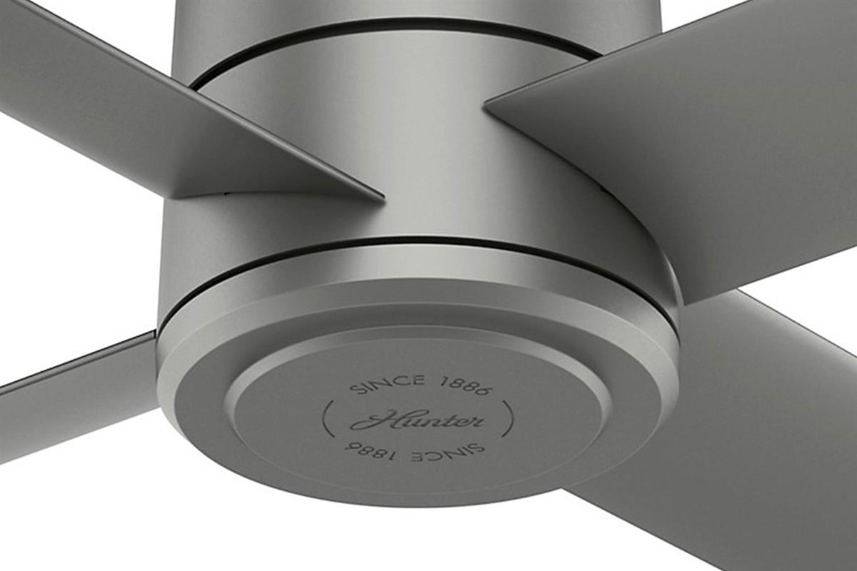 TRAK DC Motor Mat Gümüş - 182 Cm. Dış Mekan Tavan VantilatörüHunterFan