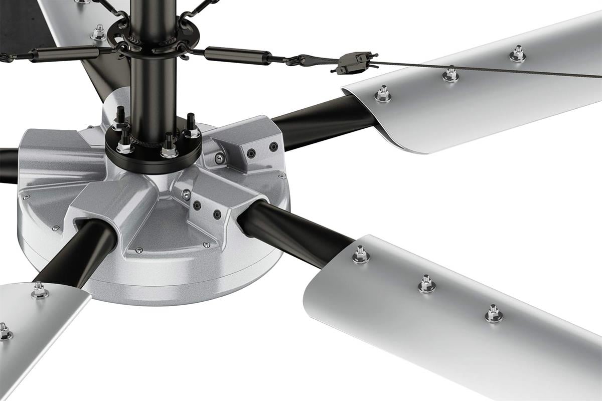 TITAN - 732 Cm. Çapında Endüstriyel Geniş Alan Tavan VantilatörüHunterFan