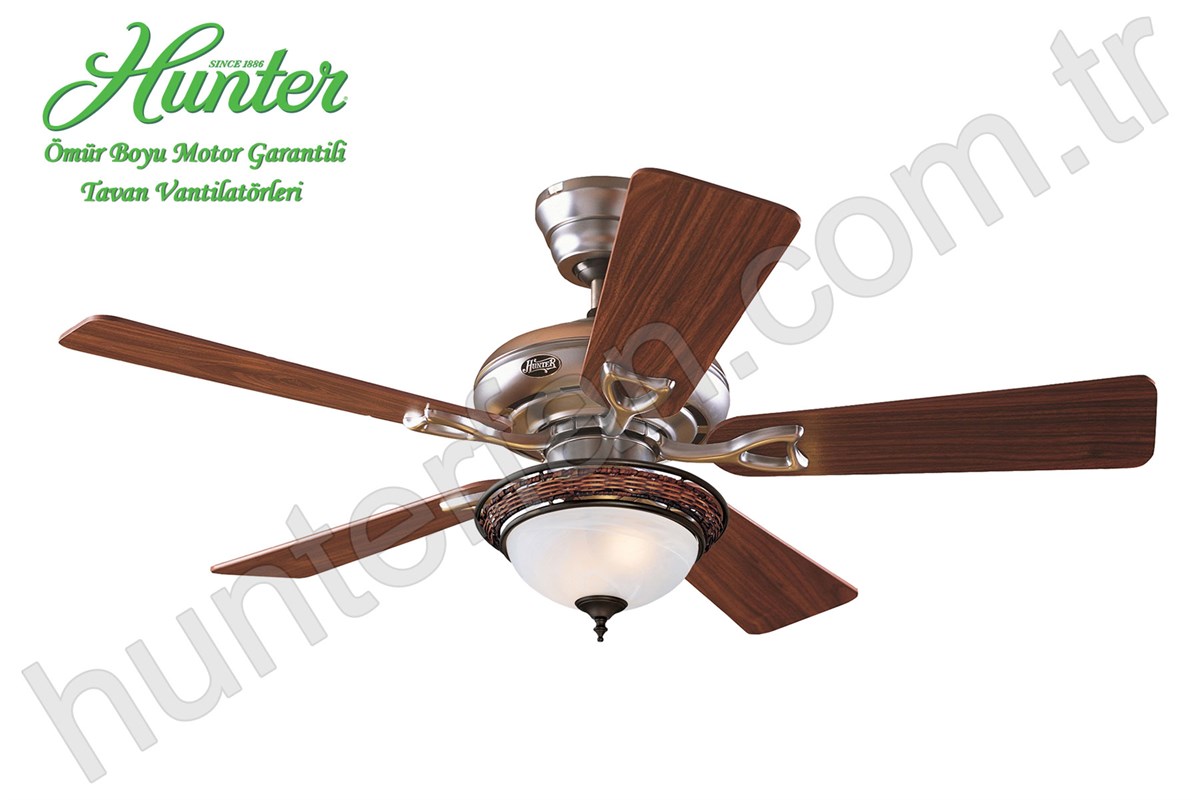 Seville II Mat Metal - 112 Cm. Aydınlatmalı Tavan Vantilatörü