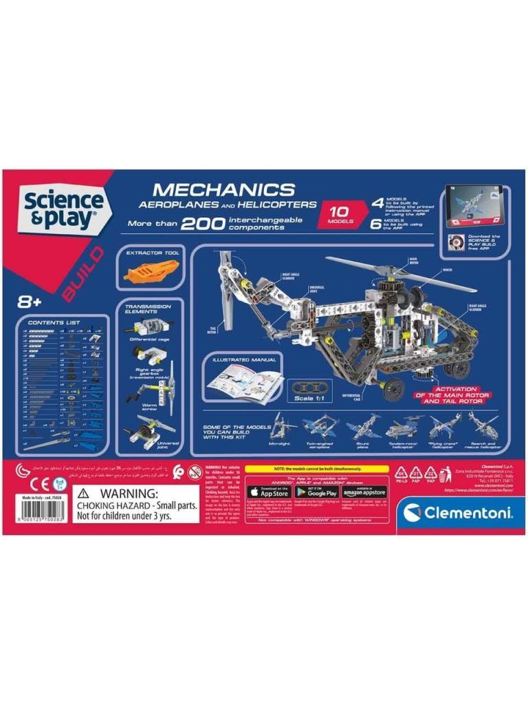 CLEMENTONIClementoni Mekanik Laboratuvarı Uçak ve Helikopterler 75028TR
