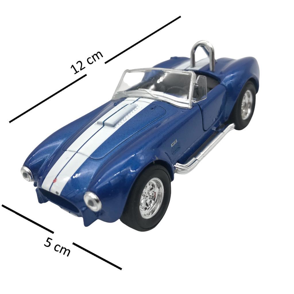 FARBUFarbu Oyuncak 1:38 Metal Çek Bırak Araba 1965 Shelby Cobra 427 S/C 43761D