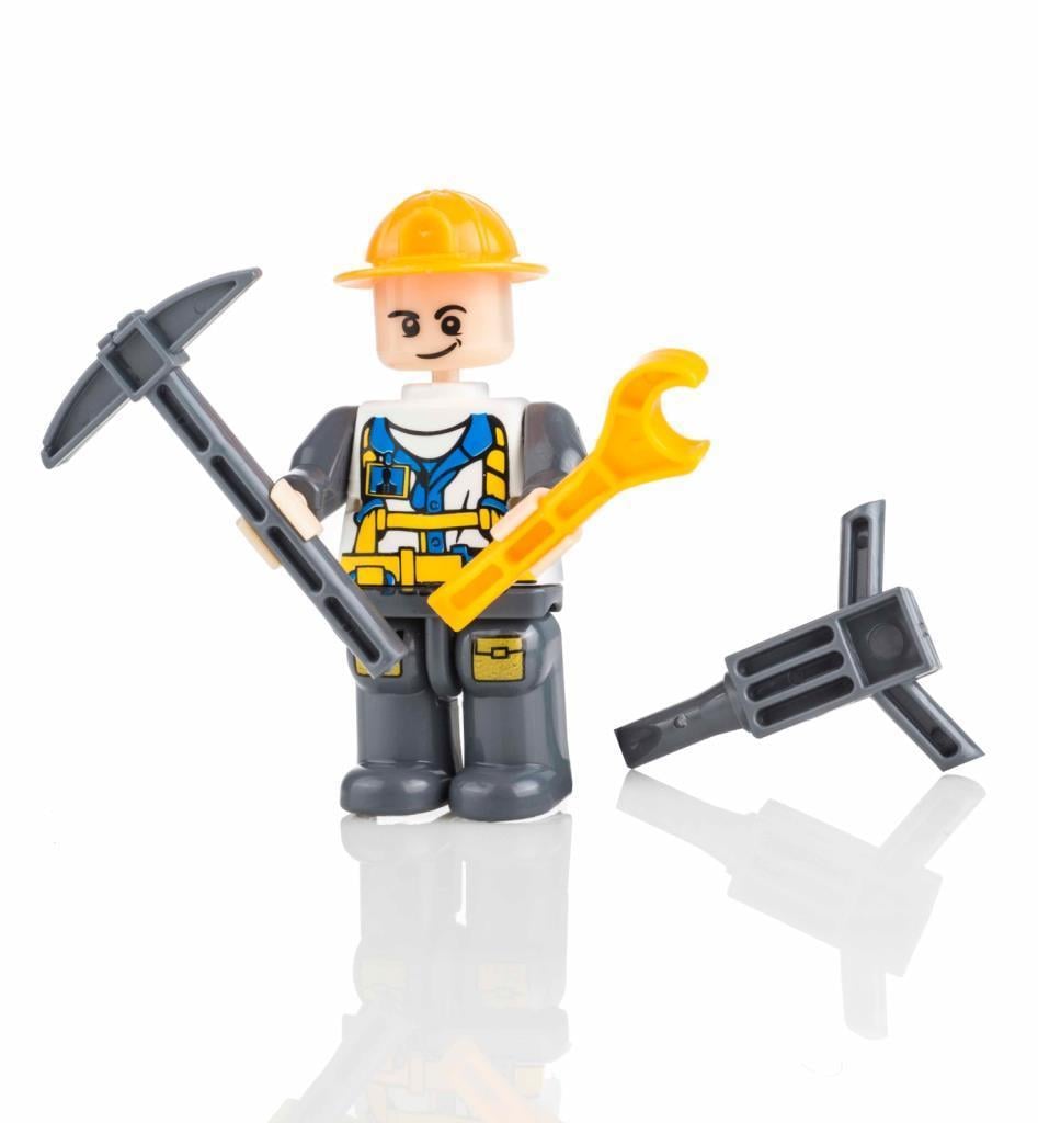 BayraktarBayraktar PVC Kutuda Küçük İşçi Yapı Oyuncak (LEGO) BP-603
