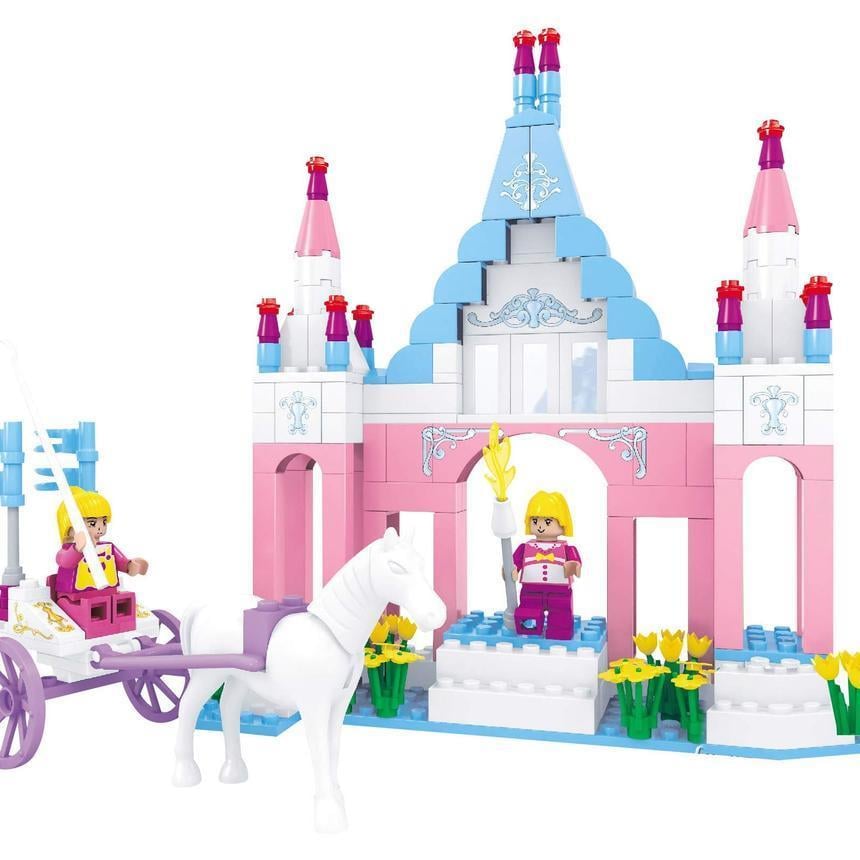 Asya OyuncakAsya Oyuncak Fairyland Lego Şato ve Arabalı At 245 Parça Yapım Seti 0131-24502