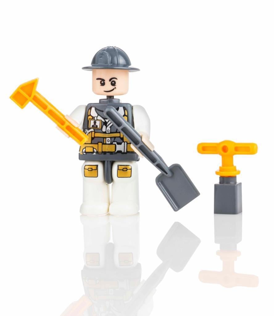 BayraktarBayraktar PVC Kutuda Küçük İşçi Yapı Oyuncak (LEGO) BP-603