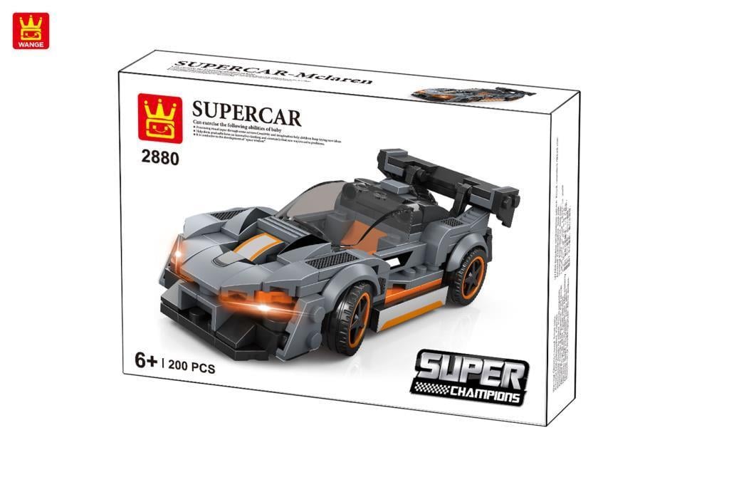 wangeWange 2880 200 lego parça super car mc 2880
