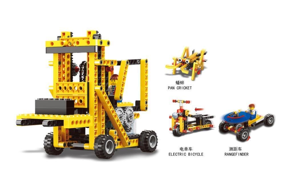 wangeWange 292 Lego Parça Power Machinery 4ın1 1403