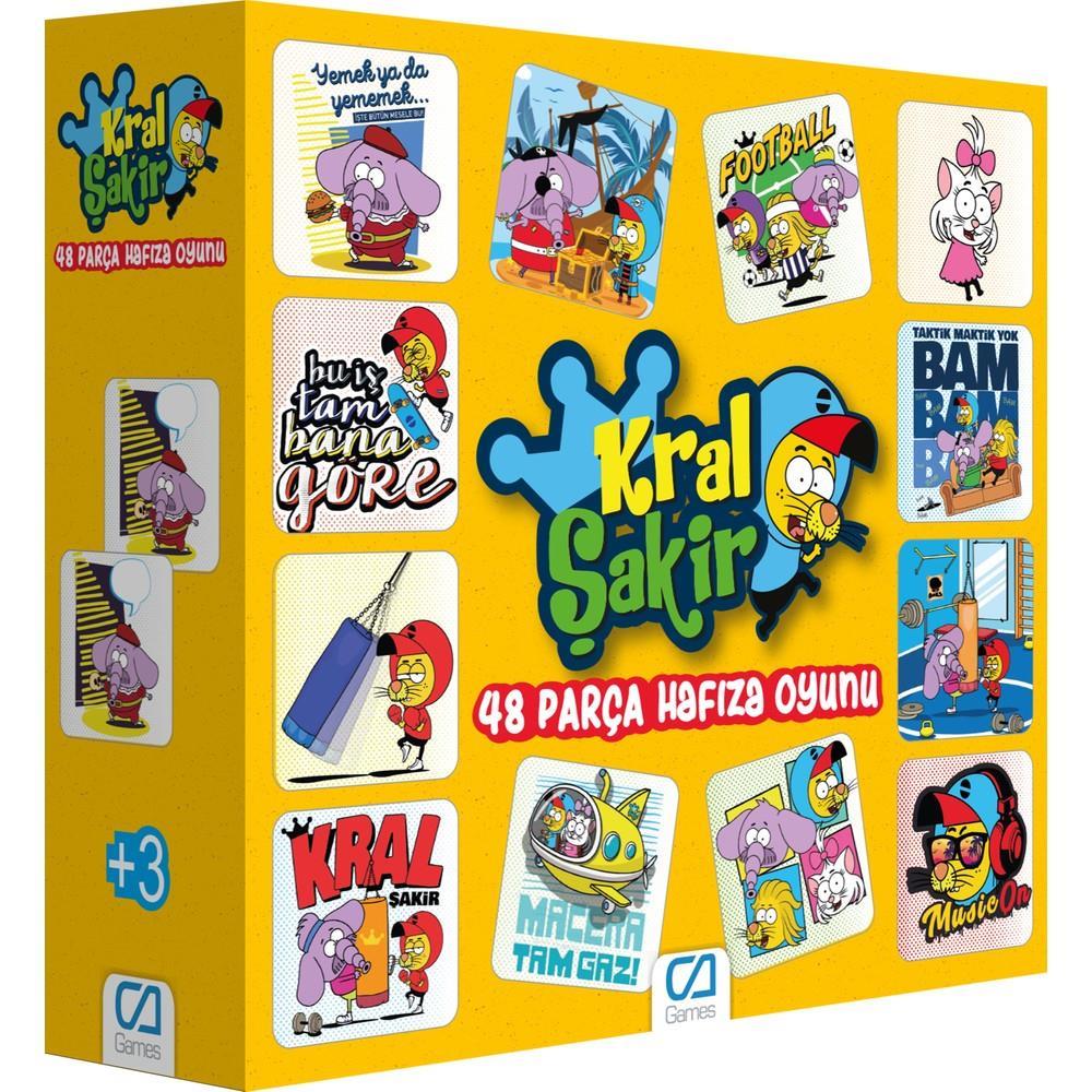 CA GamesCa Games Kral Şakir Memory - Hafıza Eşleştirme Kartları CA.5112