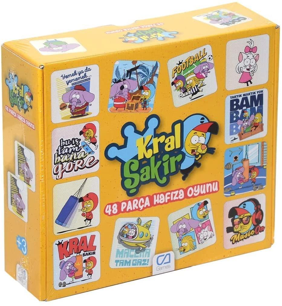 CA GamesCa Games Kral Şakir Memory - Hafıza Eşleştirme Kartları CA.5112
