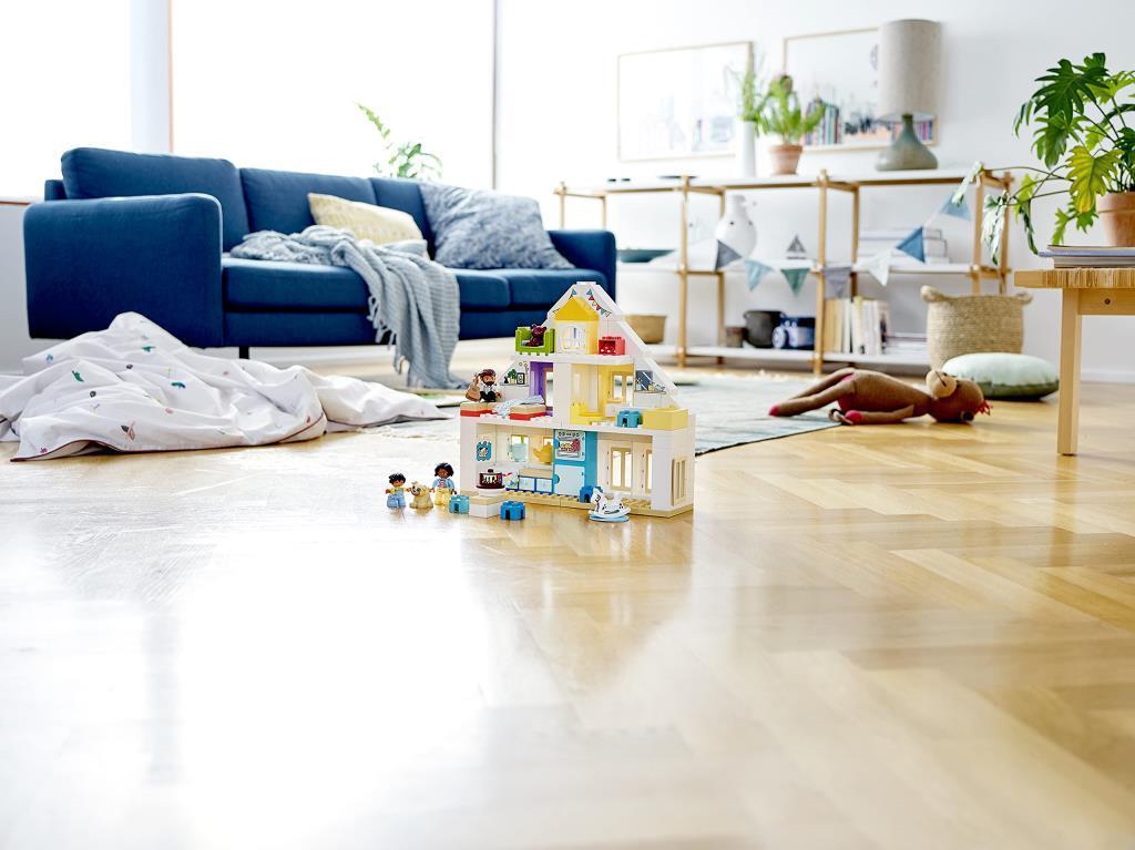 LEGOLEGO DUPLO Modüler Oyun Evi 10929 - Küçük Çocuklar için Oyuncak Yapım Seti (129 Parça)