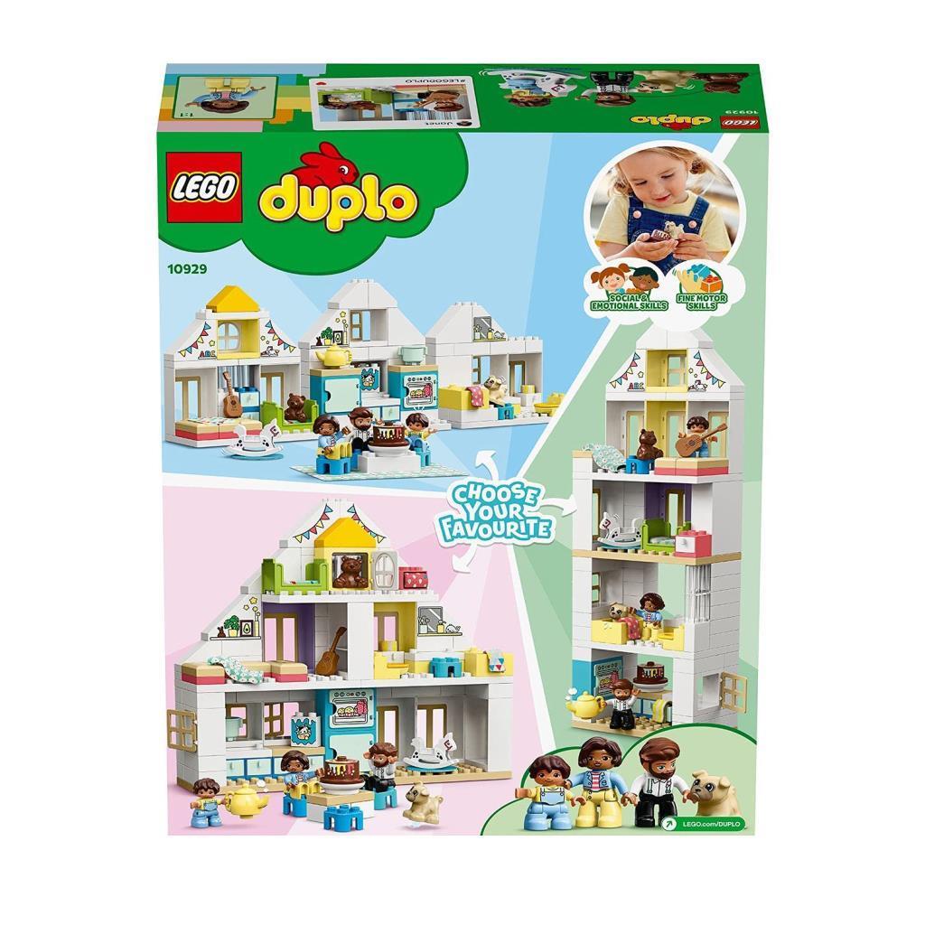 LEGOLEGO DUPLO Modüler Oyun Evi 10929 - Küçük Çocuklar için Oyuncak Yapım Seti (129 Parça)