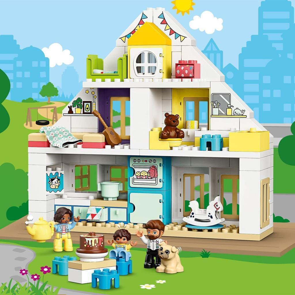 LEGOLEGO DUPLO Modüler Oyun Evi 10929 - Küçük Çocuklar için Oyuncak Yapım Seti (129 Parça)