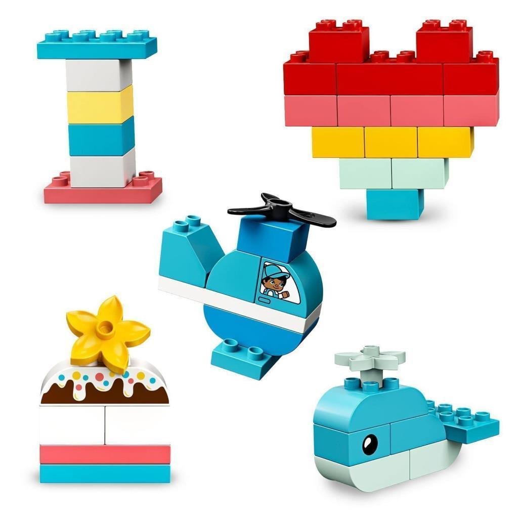 LEGOLEGO® DUPLO Classic Kalp Kutusu 10909 - Küçük Çocuklar için Yaratıcı Oyuncak Yapım Seti (80 Parça)