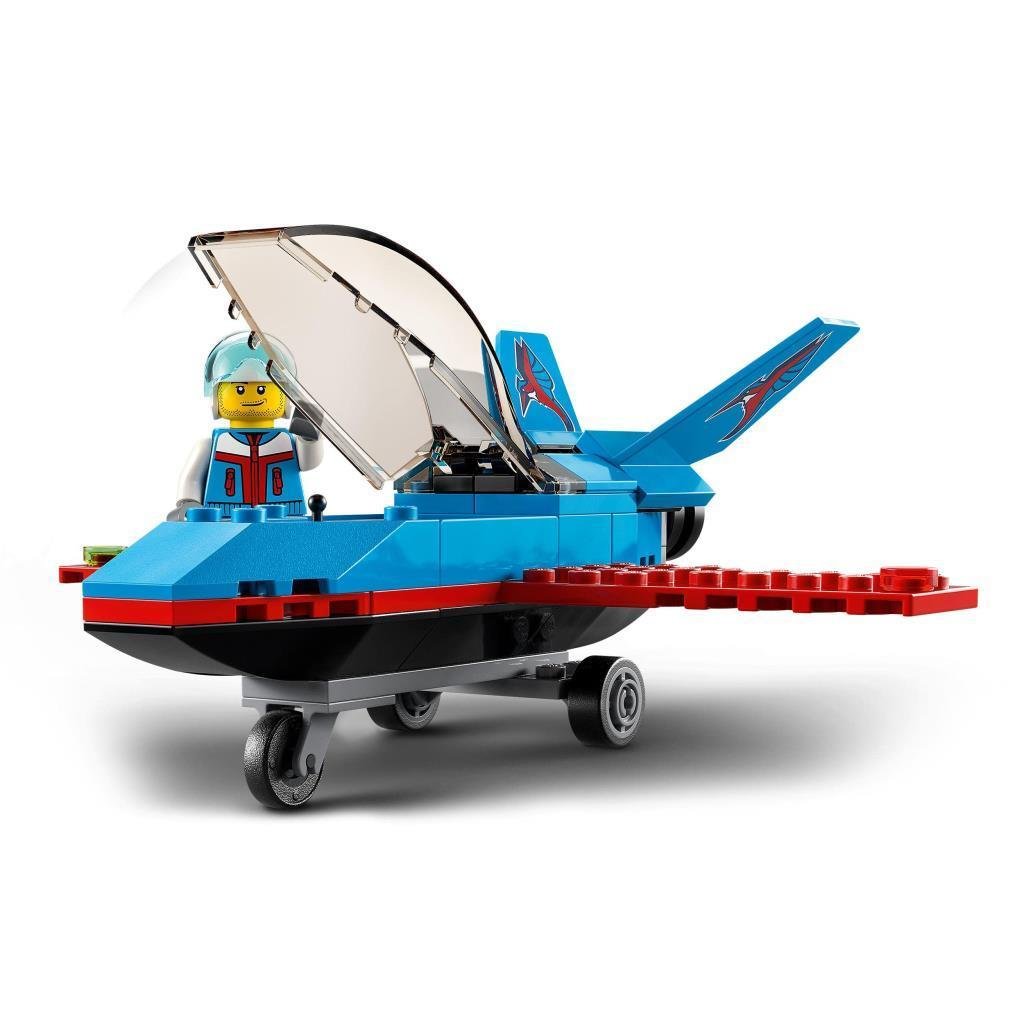 LEGOLEGO® City Gösteri Uçağı 60323 - 5 Yaş ve Üzeri Çocuklar için Pilot Minifigürü İçeren Oyuncak Jet Yapım Seti (59 Parça)