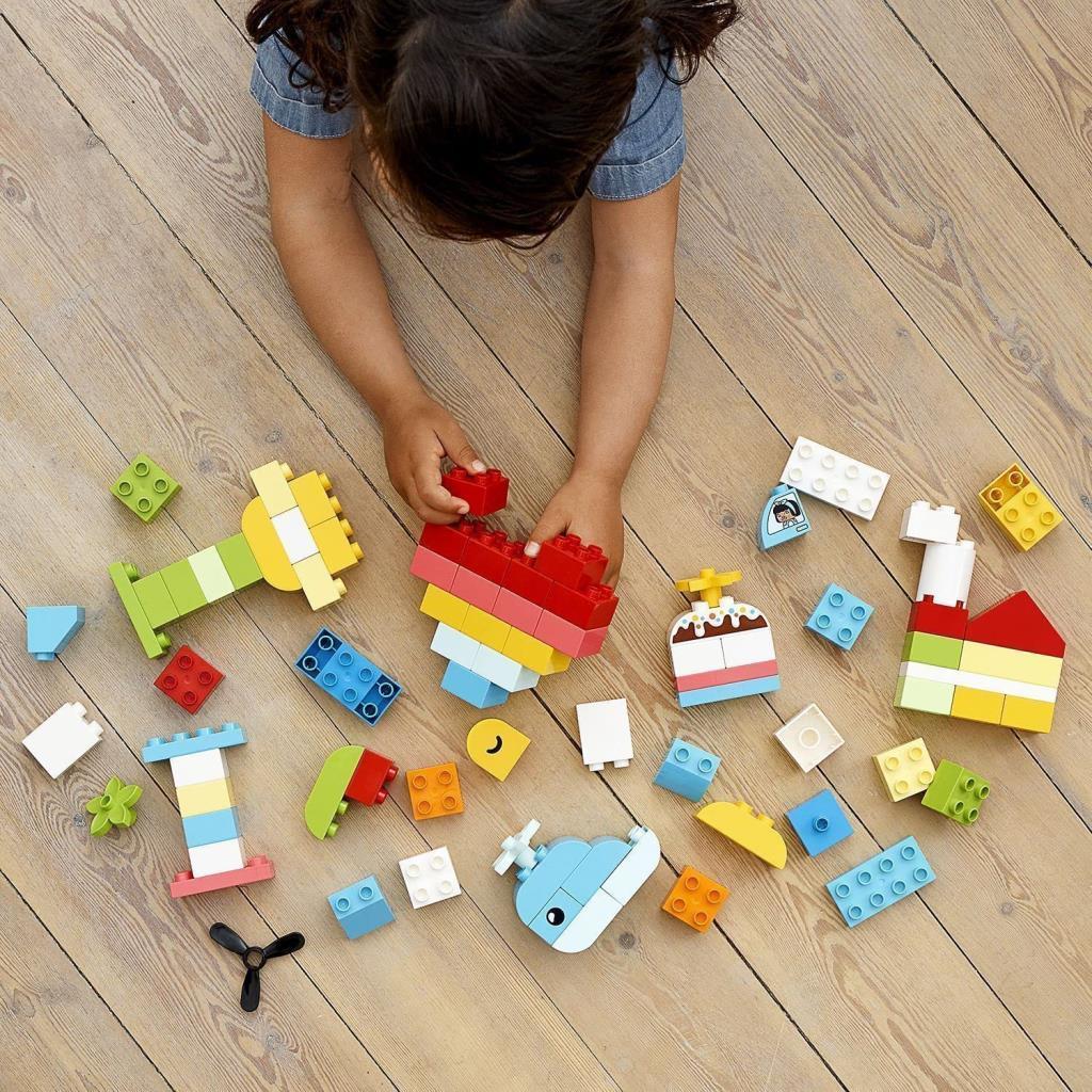 LEGOLEGO® DUPLO Classic Kalp Kutusu 10909 - Küçük Çocuklar için Yaratıcı Oyuncak Yapım Seti (80 Parça)