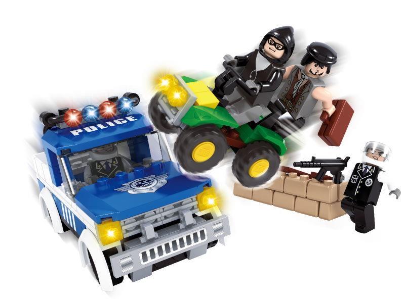 Asya OyuncakAsya Oyuncak Ant Bricks 194 Parça Polis Seti 0131-23419