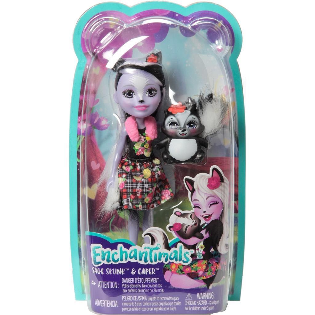 EnchantimalsEnchantimals Ana Karekter Bebekler - Caper ve Hayvan Dostu FXM72 DVH87