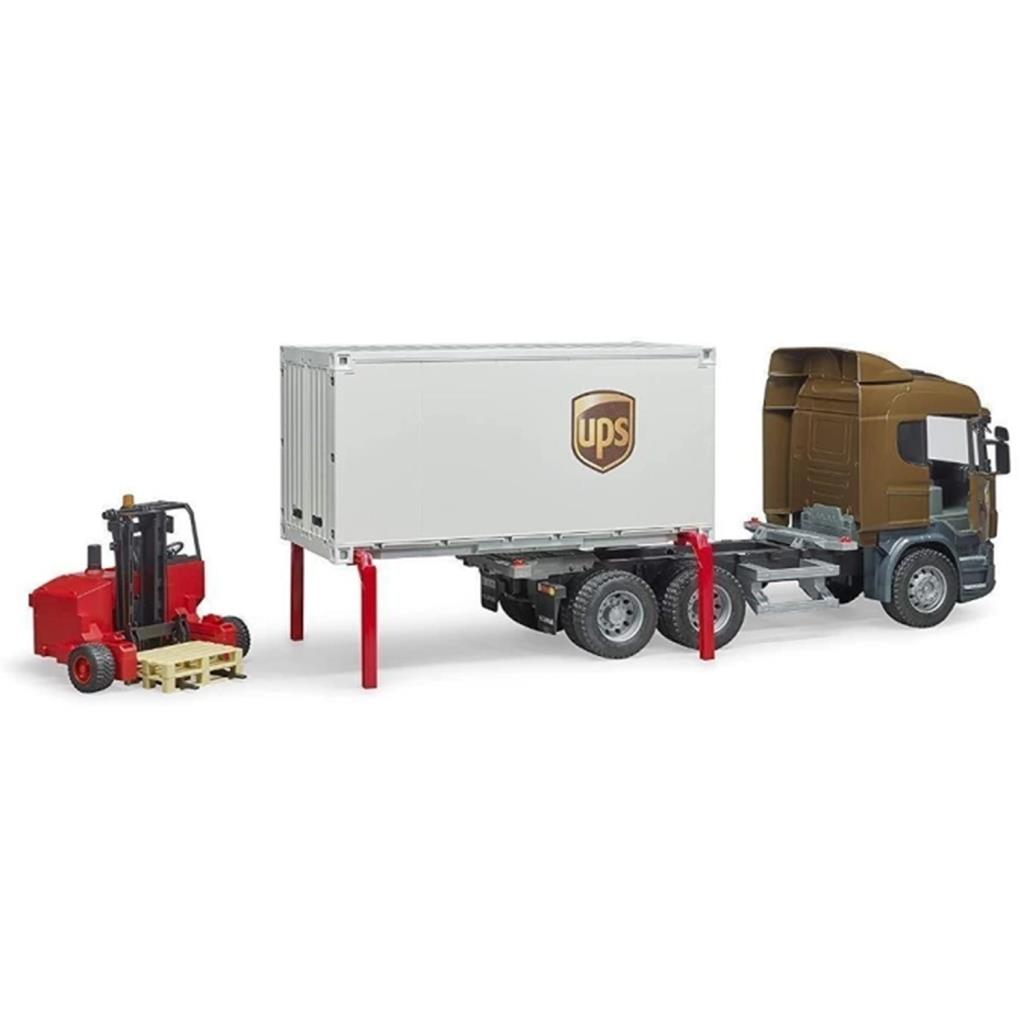 BRUDERG-BRUDER SCANİA R-SERİSİ UPS KARGO KAMYONU