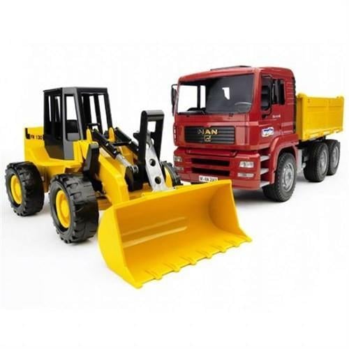 BRUDERBruder Man Damperli Kamyon Ve Fr 130 Kepçe BR02752