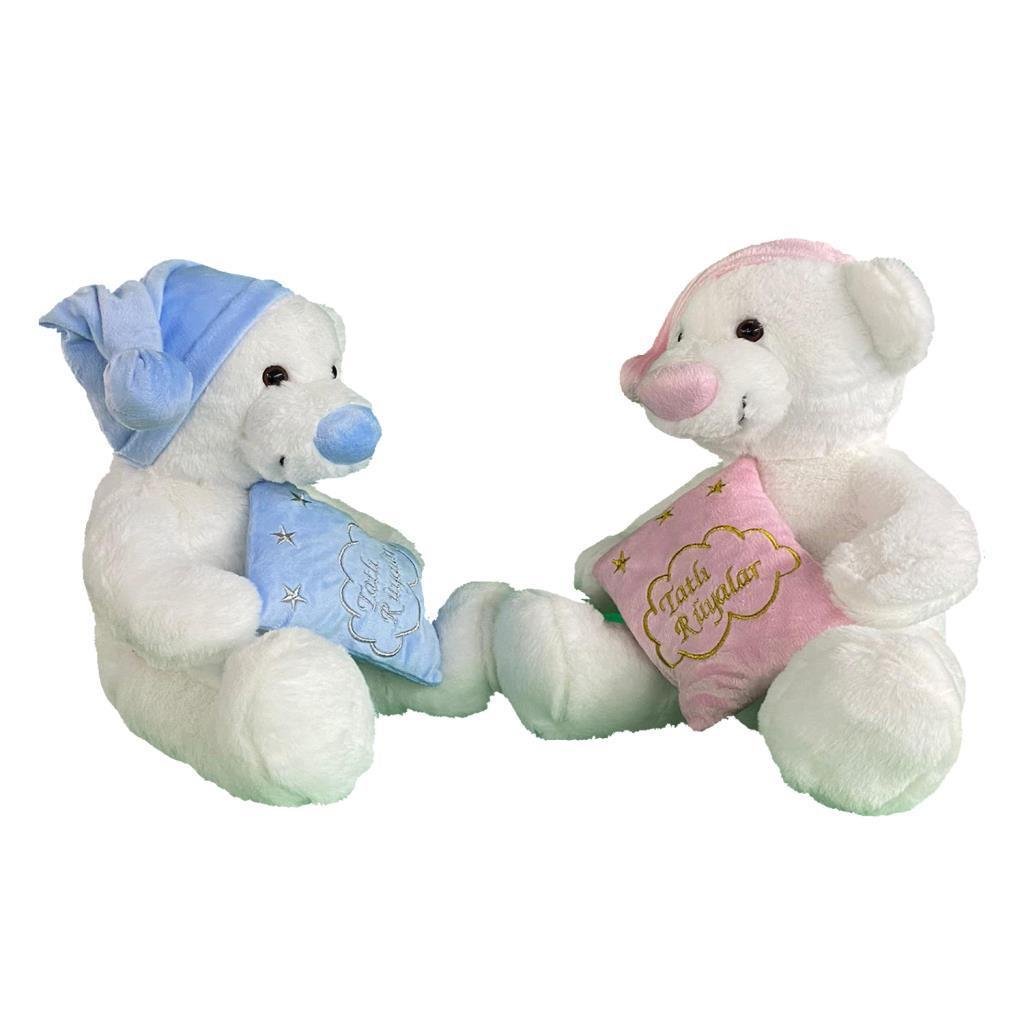 FARBUFarbu Oyuncak Yumuşacık Uyku Arkadaşım Tatlı Rüyalar Peluş Ayıcık