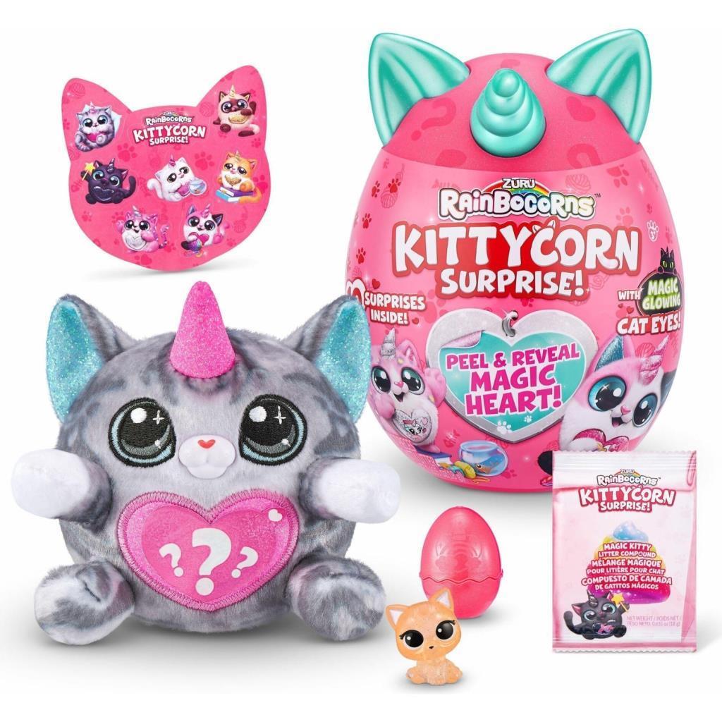 Giochi PreziosiGiochi Preziosi Rainbocorns Kittycorn Mini Sürpriz, Sürpriz Yumurtadan Çıkan Sevimli Peluş Oyuncak