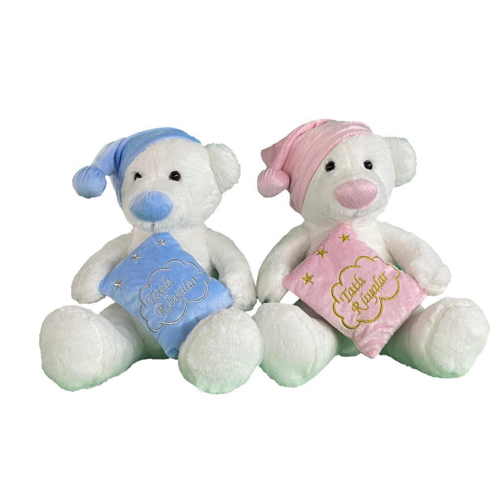 FARBUFarbu Oyuncak Yumuşacık Uyku Arkadaşım Tatlı Rüyalar Peluş Ayıcık