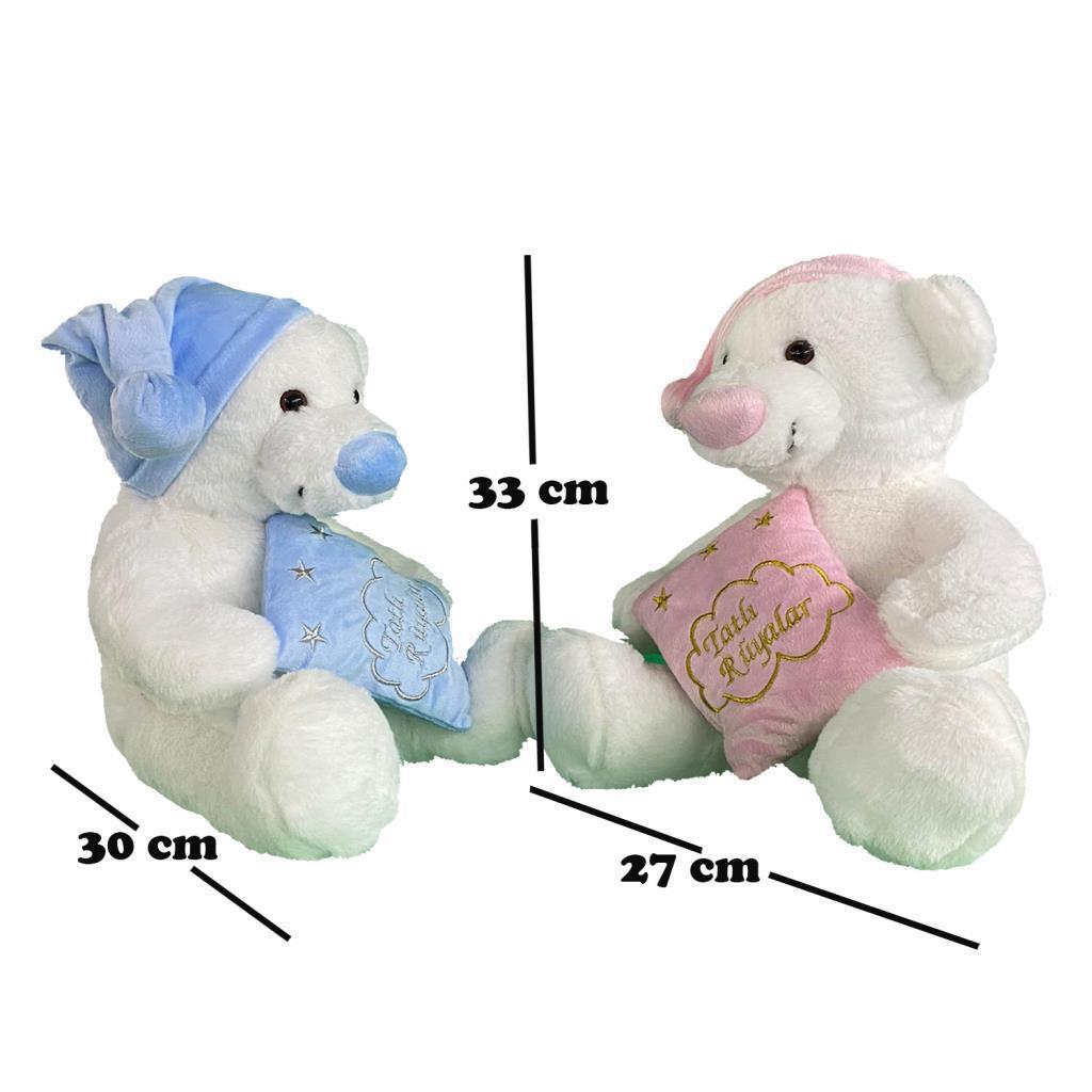 FARBUFarbu Oyuncak Yumuşacık Uyku Arkadaşım Tatlı Rüyalar Peluş Ayıcık