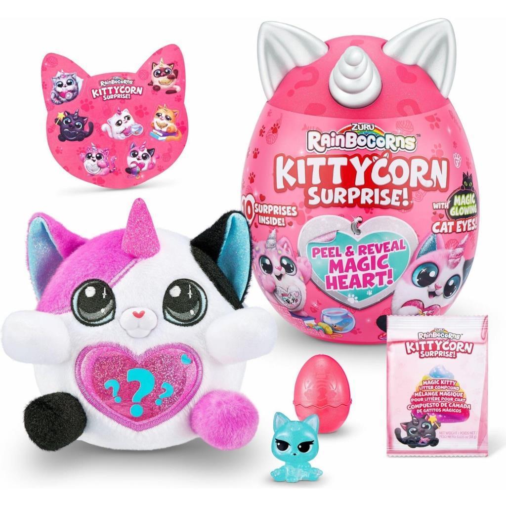 Giochi PreziosiGiochi Preziosi Rainbocorns Kittycorn Mini Sürpriz, Sürpriz Yumurtadan Çıkan Sevimli Peluş Oyuncak