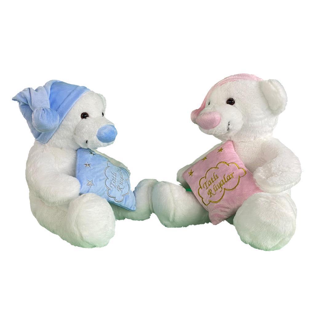 FARBUFarbu Oyuncak Yumuşacık Uyku Arkadaşım Tatlı Rüyalar Peluş Ayıcık