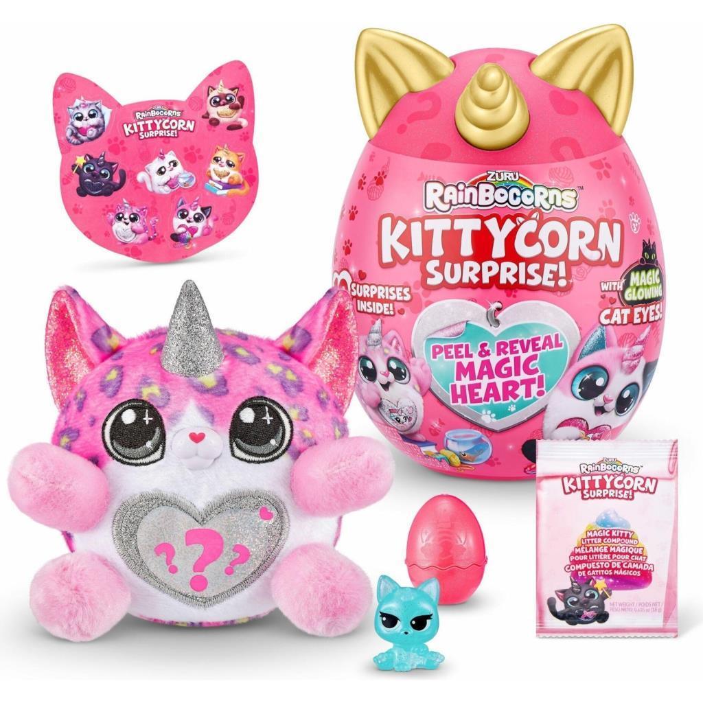 Giochi PreziosiGiochi Preziosi Rainbocorns Kittycorn Mini Sürpriz, Sürpriz Yumurtadan Çıkan Sevimli Peluş Oyuncak