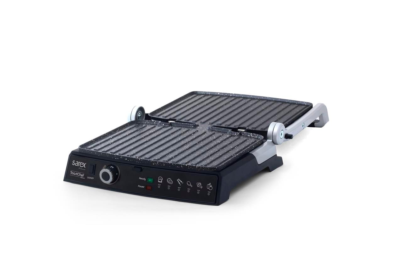 SR-3411 TOASTCHEF SİLVER  IZGARA VE TOST MAKİNESİ
