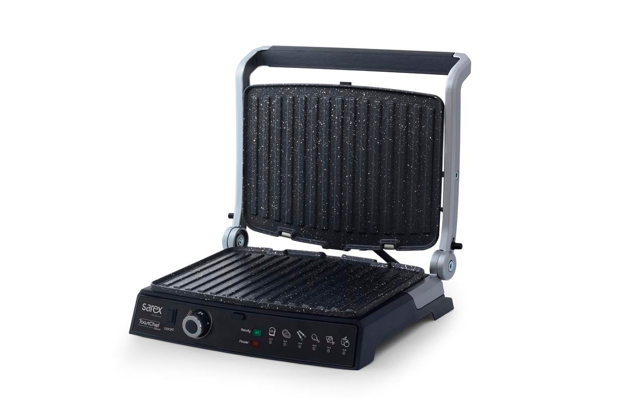 SR-3411 TOASTCHEF SİLVER  IZGARA VE TOST MAKİNESİ