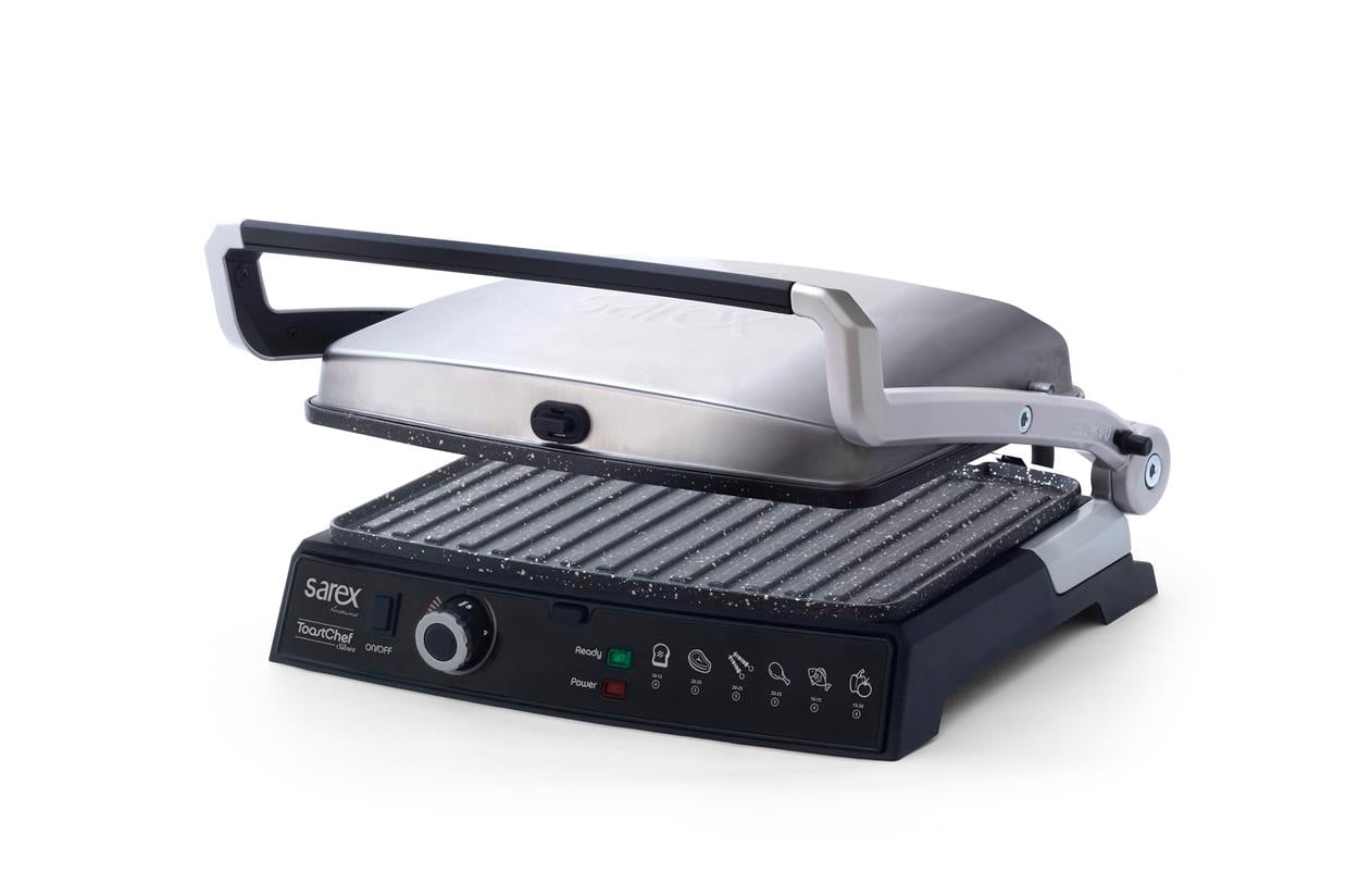 SR-3411 TOASTCHEF SİLVER  IZGARA VE TOST MAKİNESİ