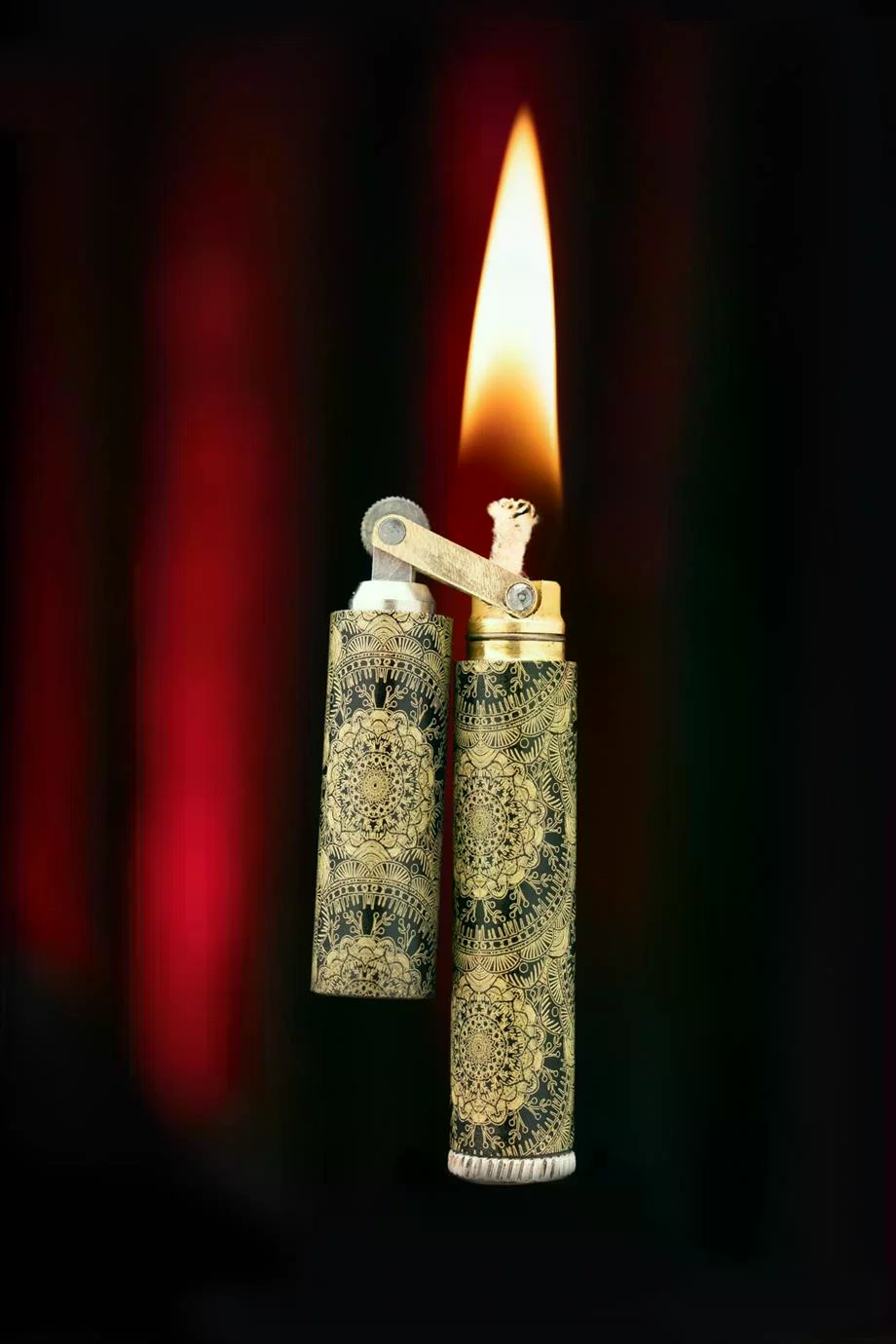 CKL-019,Caka Lighter Beethoven Desen Benzinli Çakmak