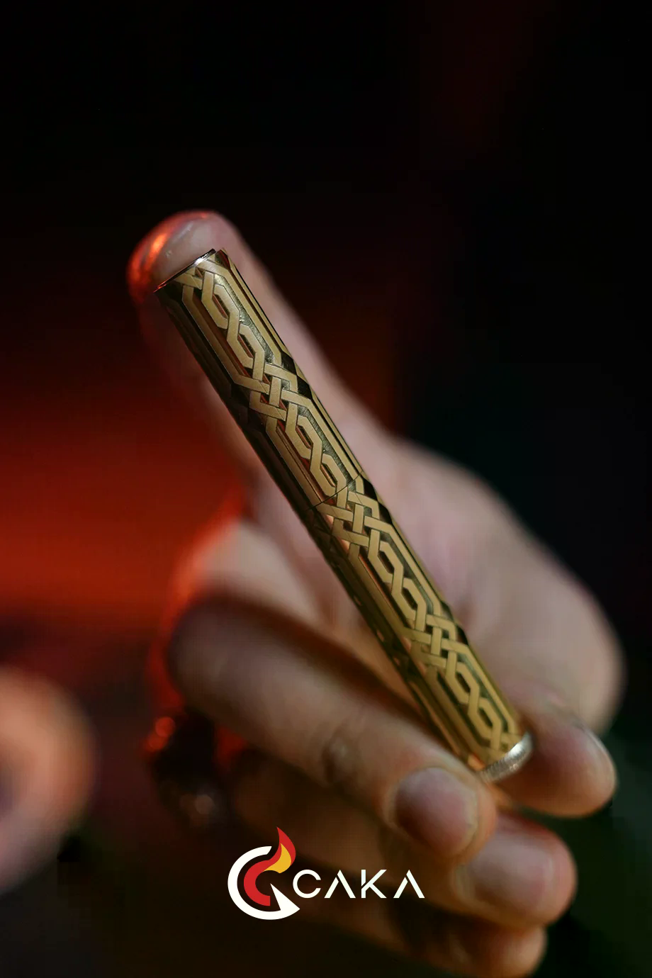 CKL-021,Caka Lighter Catena Gold Benzinli Çakmak
