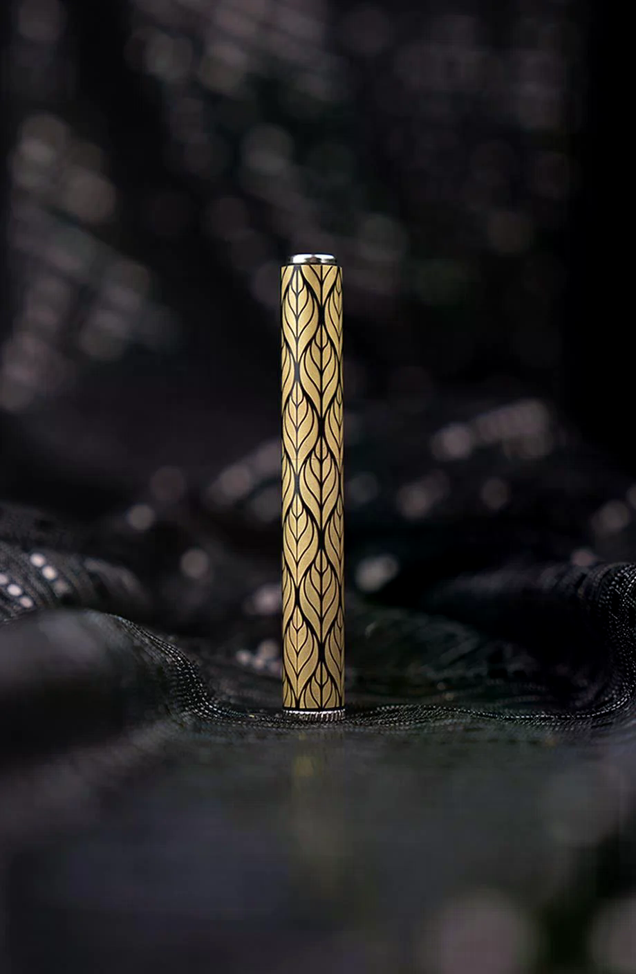 CKL-014,Caka Lighter Salvia Desen Gold Benzinli Çakmak