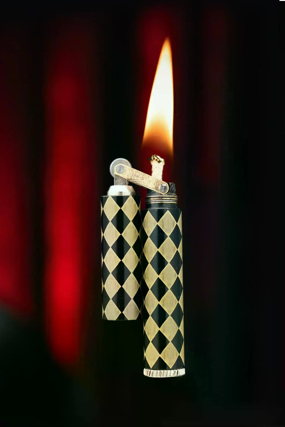 CKL-004,Caka Lighter Piramit Desen Benzinli Çakmak