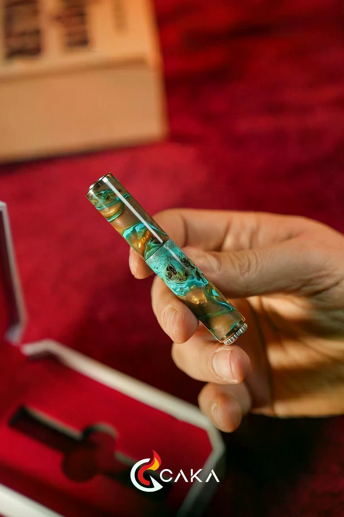 CKL-071,Caka Lighter ODKKA Turquiose Benzinli Çakmak