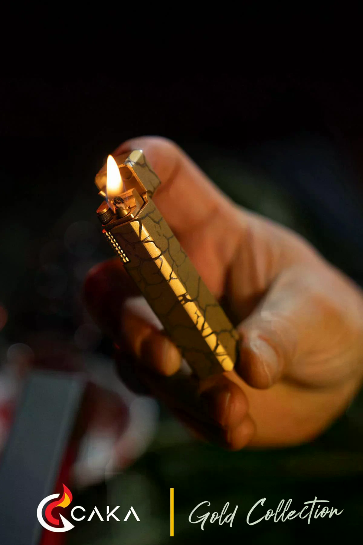 CKL-051,Caka Lighter Petra 6 Collection Gold Benzinli Çakmak