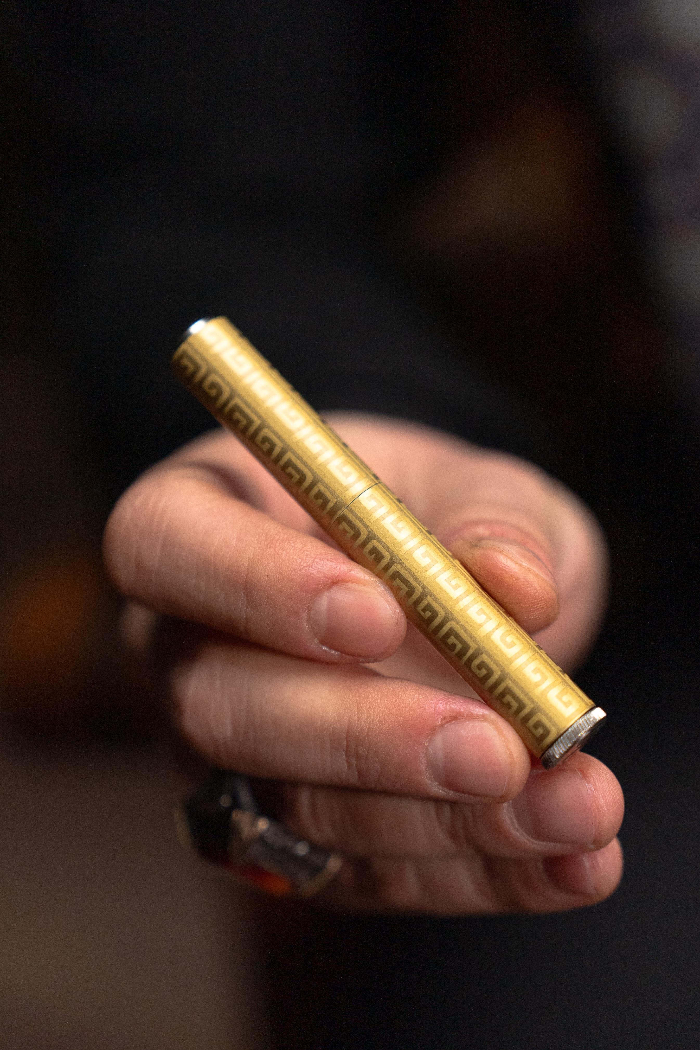 CKL-030,Caka Lighter Gold Labirent Benzinli Çakmak